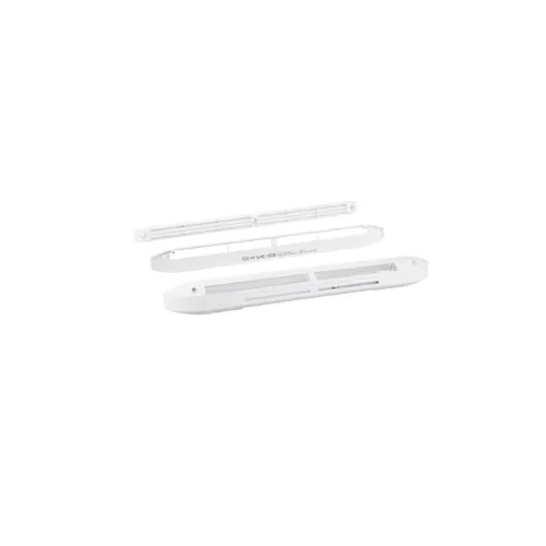 [853282] Entrée d'air hygroréglable acoustique, 5/45 m3/h, RAL 9016, réservation 354x12mm - S&P