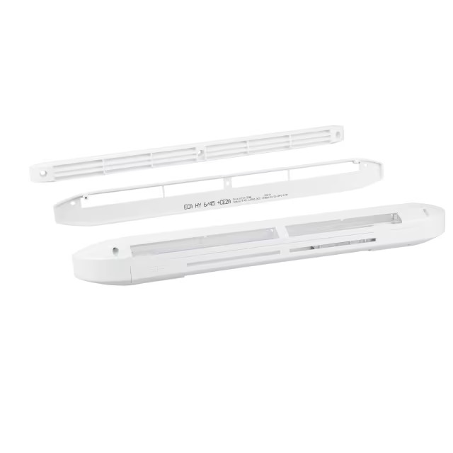 [853282] Entrée d'air hygroréglable acoustique, 5/45 m3/h, RAL 9016, réservation 354x12mm