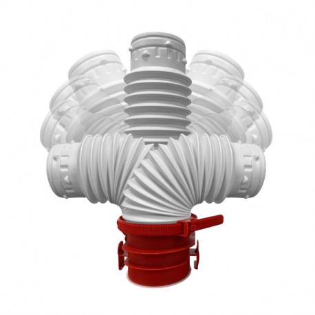 [890050] Piquage flexible sanitaire OCTEO D 80 - S&P