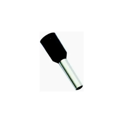 EMBOUT DE CABLAGE SIMPLE NOIR 1,5MM2 LONGUEUR 8MM NFC63023