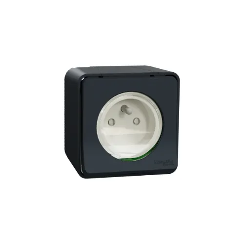 [MUR35031] Mureva Styl - Prise courant 2P+T - saillie - IP55 - IK08 - connexion auto - SCHNEIDER ELECTRIC
