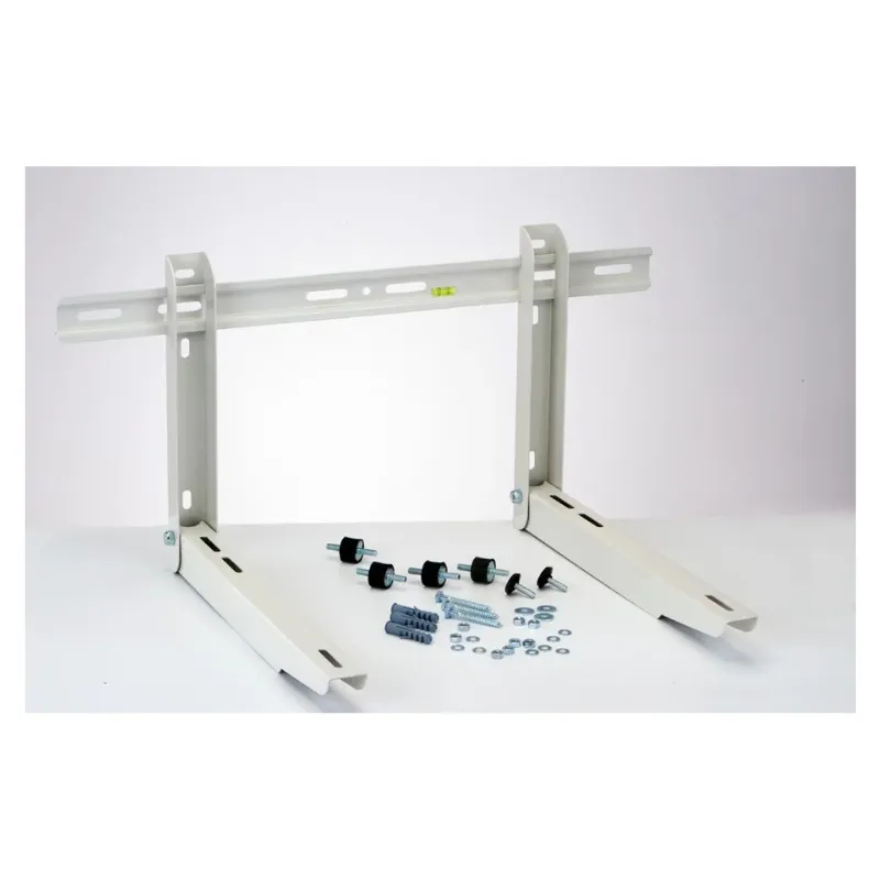 [AS650BTNP] Support pré-monté mural acier 650 mm barre niveau lg 1000 mm avec plots 2X150kg