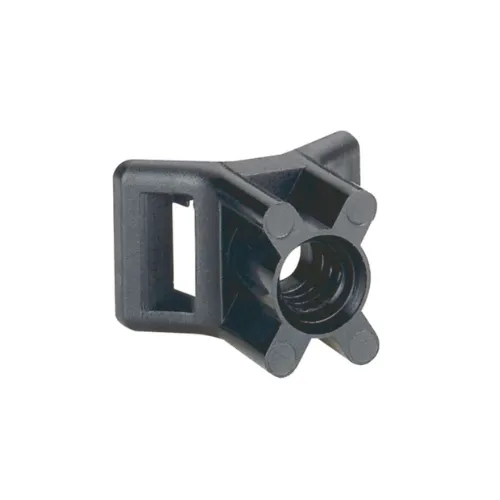 [31950] Embase a visser - protège UV - fixable par cheville ref. 319 57 Lot de 100 - noir