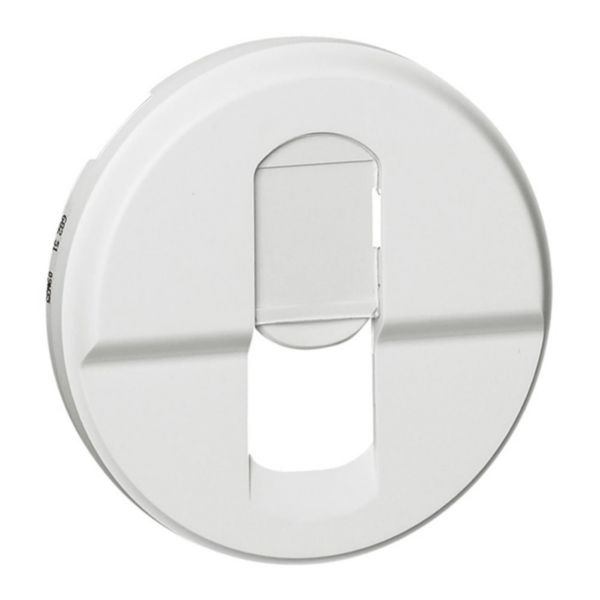 Enjoliveur prise simple RJ45 Céliane - Blanc 