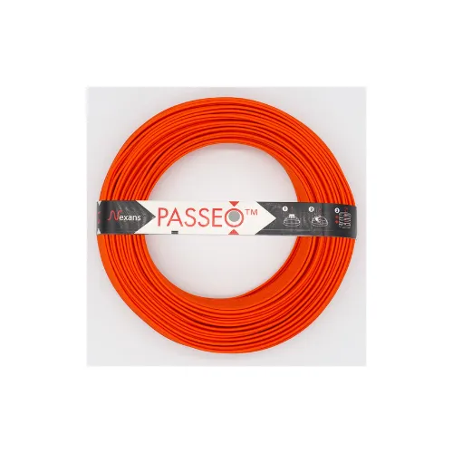 [1225013] Nexans H07 VU PASSEO 1x1.5 Orange couronne de 100m