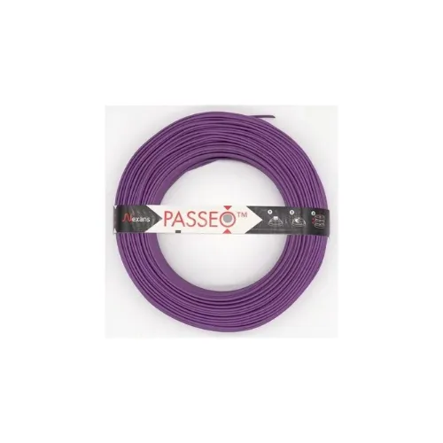 [1225012] Nexans H07 VU PASSEO 1x1.5 Violet couronne de 100m