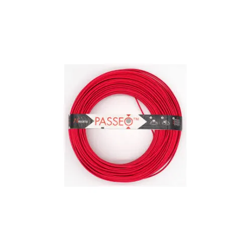 [1225051] Nexans H07 VU PASSEO 1x2.5 Rouge couronne de 100m