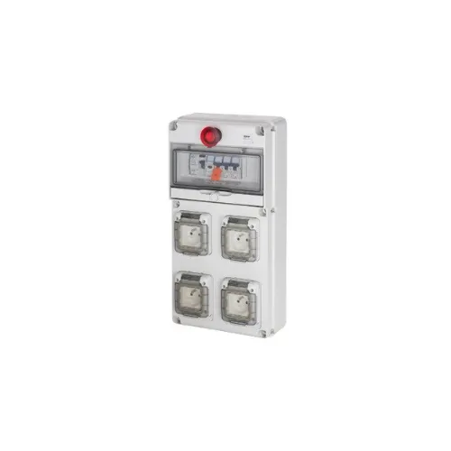 COFFRET ALIM PROV. 4x2P+T 16A+AU - GEWISS