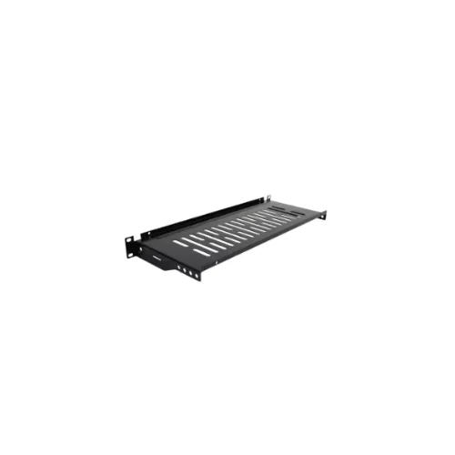 [XEPLAT1U190] PLATEAU MODEM NOIR PROFONDEUR 190MM 1U CHARGE MAXI 10KG