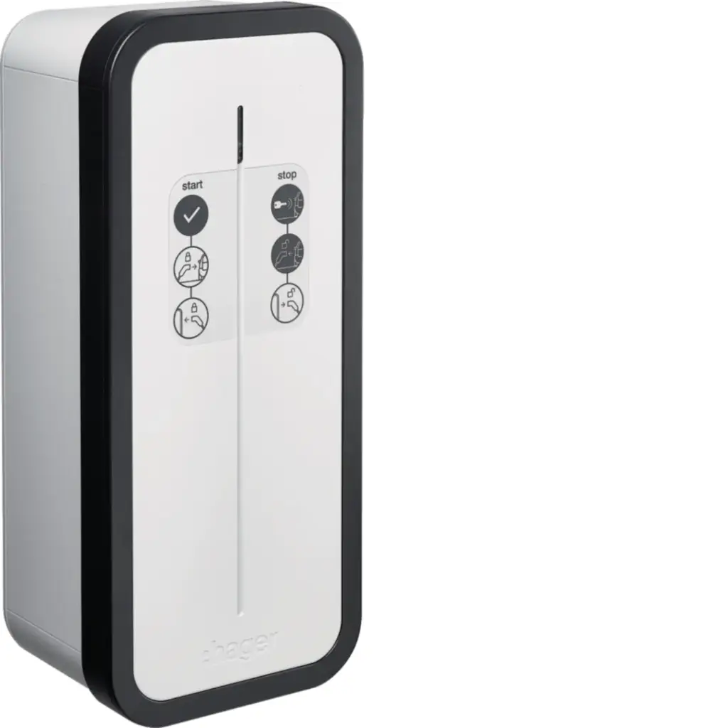 Witty borne de charge IP55 1x7kW T2+TIC+PR avec clé - HAGER