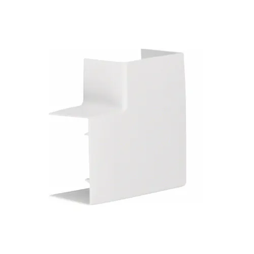 [LFF4006059016] Angle plat pour goulotte de distribution LFF 40x60mm Blanc - HAGER