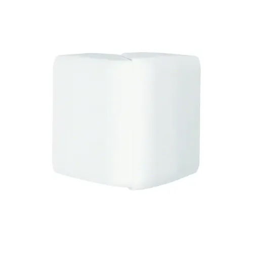 Angle extérieur variable pour moulure ateha 20x50mm, Blanc - HAGER