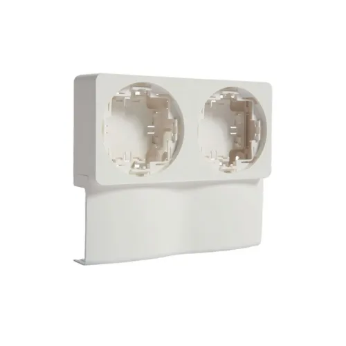 [ATA205929016] Support double appareillage saillie ateha pour ATA20x50 Pure - HAGER