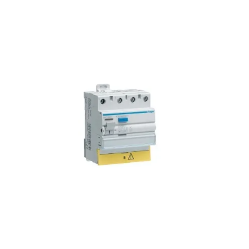 Interrupteur différentiel 3P+N 40A 30mA type AC à bornes décalées - HAGER
