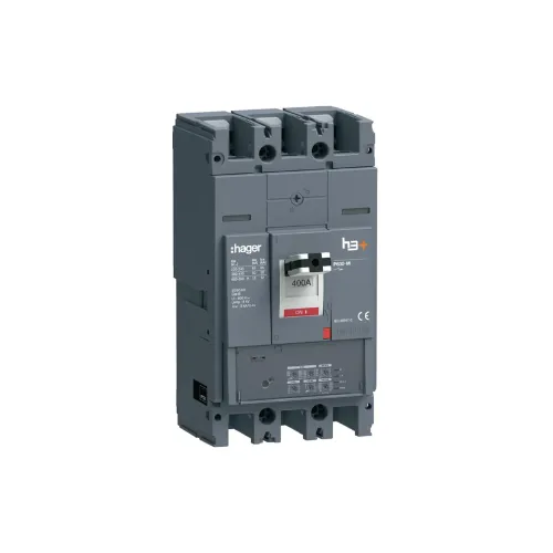 Disjoncteur h3+ P630 LSI AB 4x400A 25kA - HAGER