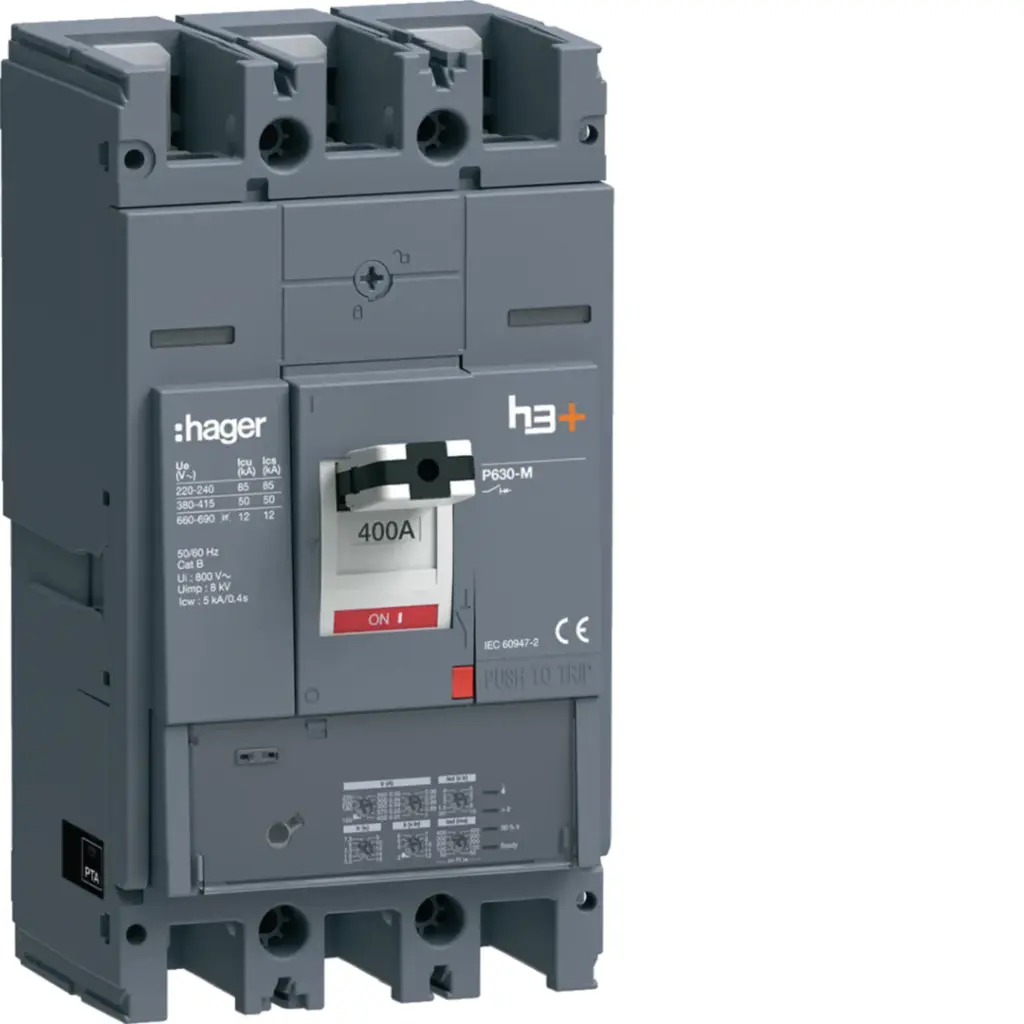 Disjoncteur h3+ P630 LSI AB 4x400A 25kA