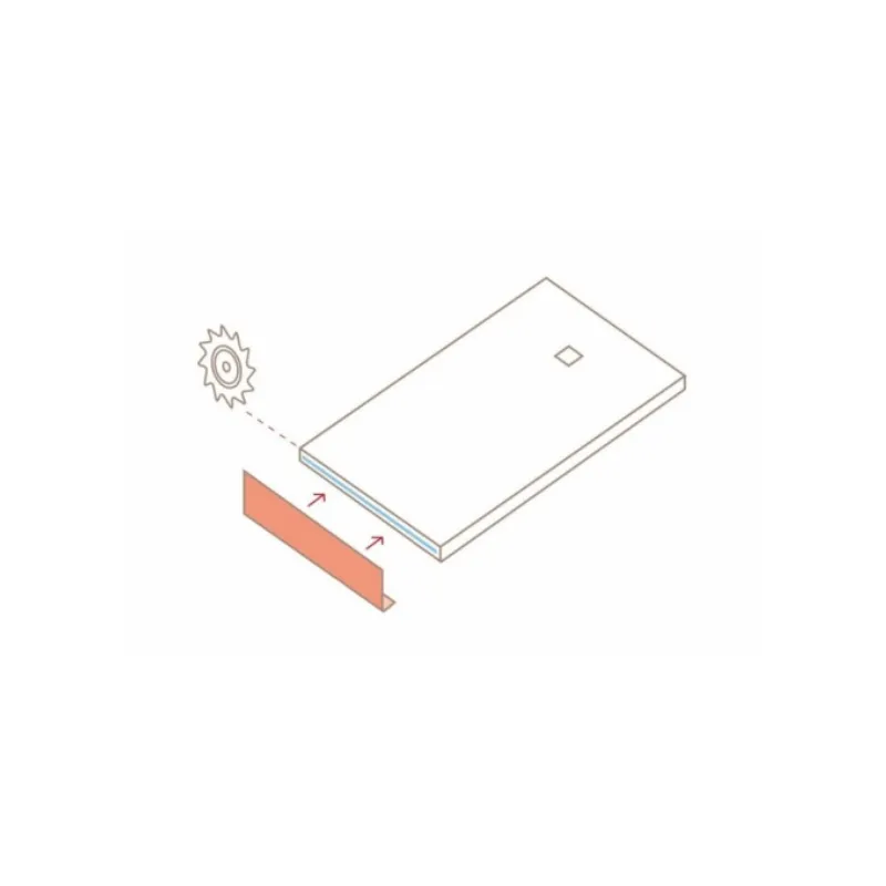 [AUX.021] Square&Lineardrain - Kit d'étanchéité 3 m (découpe sur chantier) - SolidSoft