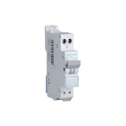 Disjoncteur Phase+ Neutre 3kA Courbe C connexion automatique SanVis 1 Module - HAGER