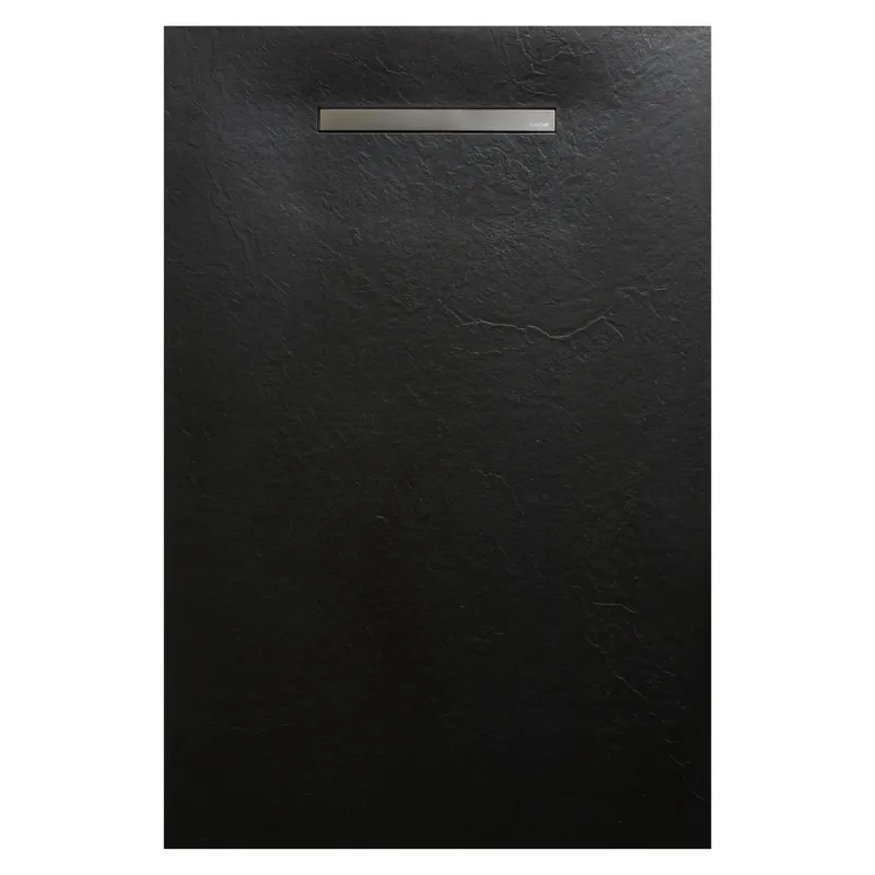 [SFTLD-017-BLK] Receveur LinearDrain noir - SolidSoft (100x120)