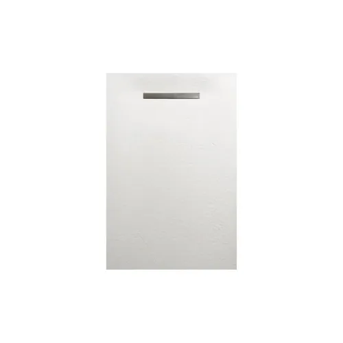 [SFTLD-017-WHI] Receveur LinearDrain blanc - SolidSoft (100x120)