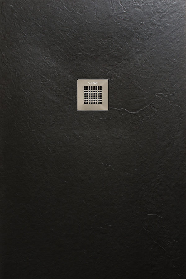 Receveur SquareDrain noir - SolidSoft