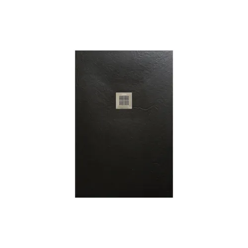 [SFT-004-BLK] Receveur SquareDrain noir - SolidSoft (70x140)