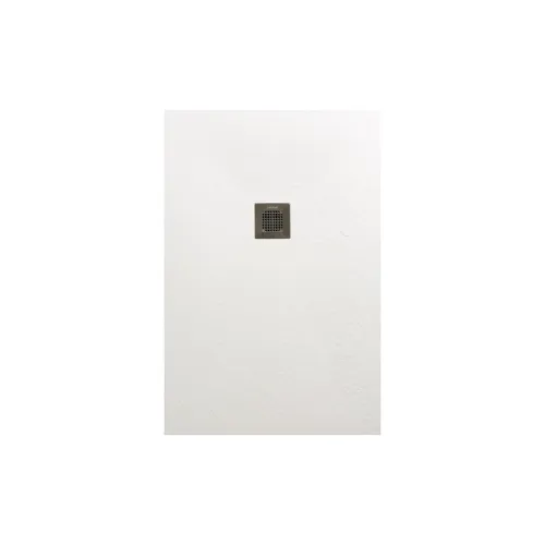 [SFT-004-WHI] Receveur SquareDrain blanc - SolidSoft (70x140)