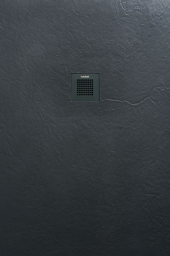 [SFT-004-ANT] Receveur SquareDrain anthracite - SolidSoft (70x140)