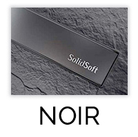 [AUX.0121] Grille pour caniveau - 385x35x4 mm (grille inox supplémentaire) - SolidSoft
 (Noir mat)