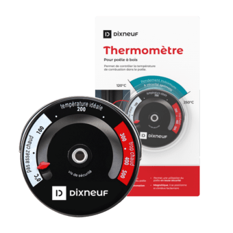 [042.TM.12] Thermomètre magnétique pour poêle à bois - DIXNEUF