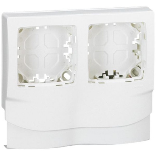 [31414L] Cadre Appareillage saillie 2 postes pose long moulure DLPlus ép. 12,5mm - Legrand
