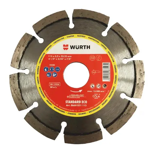 [0668031125] Disque diamant modèle standard à sec - WURTH