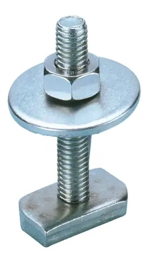 [0862100030] Boulon de rail prémonté standardfix VARIFIX® Prémonté avec écrou et rondelle, zingué x100 - WURTH