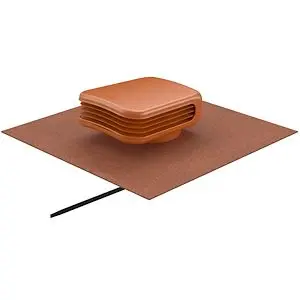 [172112] Sortie de toit VMC Valetis ocre diamètre 160mm 
