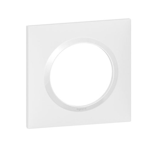 Plaque carree dooxie - finition Blanc dooxie