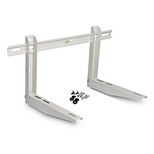 [AS550BTNP]  Support pré-monté mural acier 550mm barre niveau lg 800 mm avec plots 2*70kg