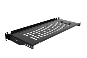 [XEPLAT1U190] PLATEAU MODEM NOIR PROFONDEUR 190MM 1U CHARGE MAXI 10KG