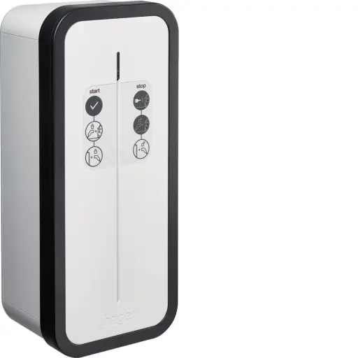 [XEV1K07T2TPFR] Witty borne de charge IP55 1x7kW T2+TIC+PR avec clé - HAGER