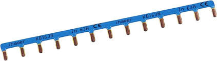  Barre de pontage 1P 63A languette 10mm² 18M -Hager
