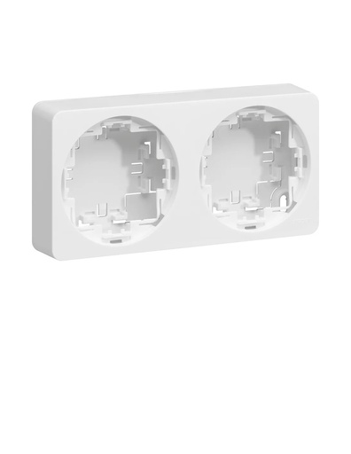 [WJA682B] Ateha Boîte double horizontale ou verticale vide associable