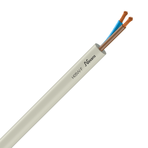 [7404] Cables - H05VVF 2X1,5 BLANC C50