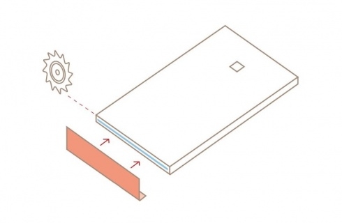 [AUX.021] Square&Lineardrain - Kit d'étanchéité 3 m (découpe sur chantier) - SolidSoft
