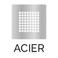 Grille receveur SquareDrain - 134x134x1,5 mm-SolidSoft
