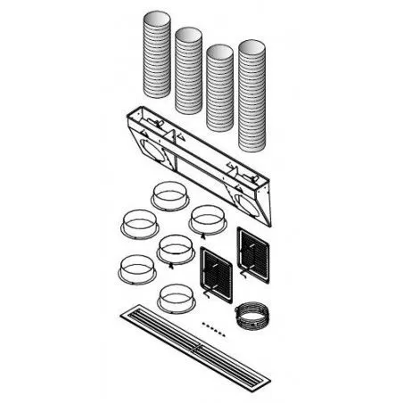 [C07081] Kit canalisation air chaud naturel