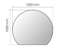 [P692004] Plaque en verre - 1050x1200 mm